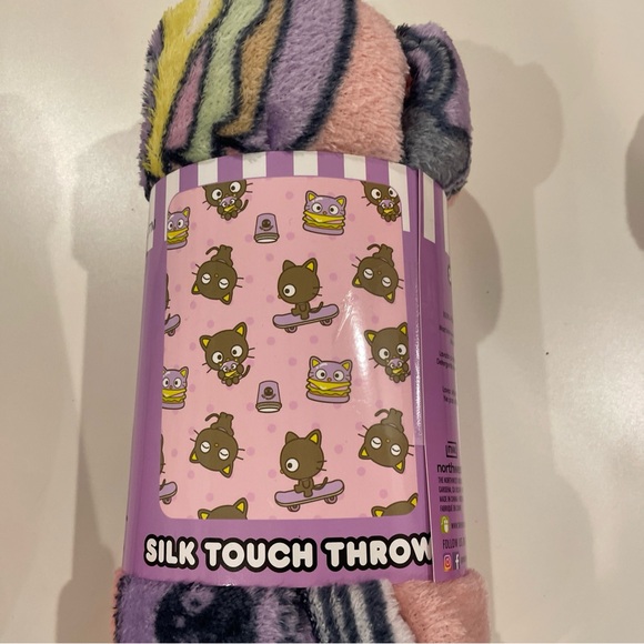 SET of 3 SANRIO HELLO KITTY & FRIENDS SILK TOUCH THROWS 40 X 50 KEROPPI CHOCOCAT - Picture 2 of 4